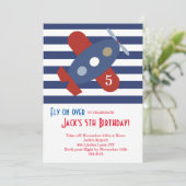 Invitation pour la fête d'anniversaire d'un petit  (Debout devant)