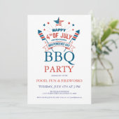 Invitation pour la fête de barbecue du 14 juillet  (Debout devant)