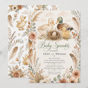 Invitation pour la fête de bébé de la famille Cana