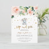Invitation pour la fête de bébé 'Sip & See Little (Debout devant)