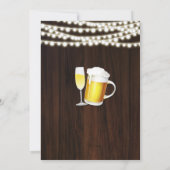 Invitation pour la Fête de Couple Bulles & Bières (Dos)