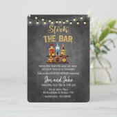 Invitation pour la fête de couples et mixte Stock (Debout devant)