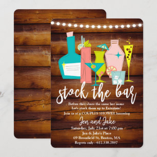 Invitation pour la fête de couples et mixte Stocke
