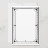 Invitation pour la fête de couples et mixte Stocke (Dos)