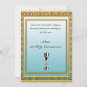 Invitation pour la fête de la 1ère communion (Devant)