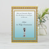 Invitation pour la fête de la 1ère communion (Debout devant)