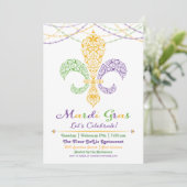 Invitation pour la fête de la Fleur DeLis de Mardi (Debout devant)