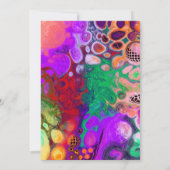 Invitation Pour la fête de la peinture Anniversaire (Dos)