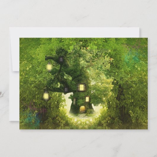 Invitation pour la fête de la Princesse Papillon (Dos)