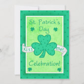 Invitation pour la fête de la Saint Patrick (Devant)