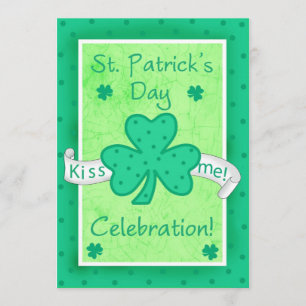 Invitation pour la fête de la Saint Patrick