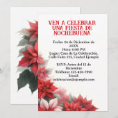 Invitation pour la fête de la veille de Noël (Devant / Derrière)