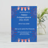 Invitation pour la fête de l'indépendance (Debout devant)