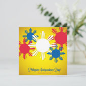 Invitation pour la fête de l'indépendance des Phil (Debout devant)