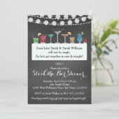 Invitation pour la fête de mariage de couples pour (Debout devant)