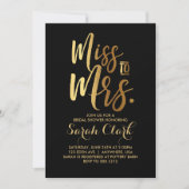 Invitation pour la fête de mariage de Mlle à Mme (Devant)