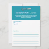 Invitation pour la fête de mariage des couples mod (Dos)