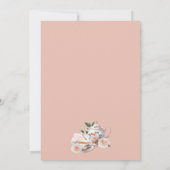 Invitation pour la fête de mariage : l'heure du th (Dos)