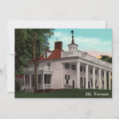 Invitation pour la fête de Mt. Vernon (Devant)