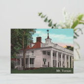 Invitation pour la fête de Mt. Vernon (Debout devant)