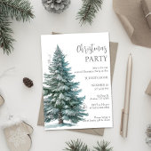 Invitation pour la fête de Noël à l'arbre de Noël