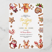 Invitation pour la fête de Noël au pain d'épices (Recto)