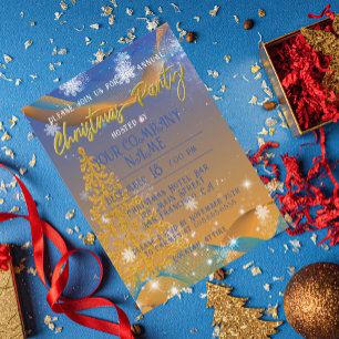 Invitation pour la fête de Noël d'entreprise Orang