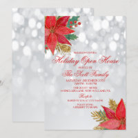 Invitation pour la fête de Noël ouverte avec Poins