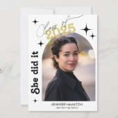 Invitation pour la fête de remise des diplômes de (Devant)