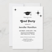 Invitation pour la fête de remise des diplômes de (Dos)