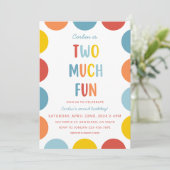 Invitation pour la fête des 2 ans de Two Much Fun (Debout devant)