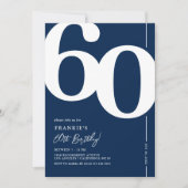 Invitation pour la fête des 60 ans de la Marine (Devant)