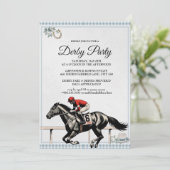 Invitation pour la fête des courses de chevaux de (Debout devant)