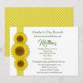 Invitation pour la fête des mères à motif de tourn (Devant / Derrière)