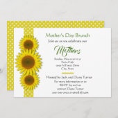 Invitation pour la fête des mères Polka Dot et Tou (Devant / Derrière)