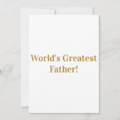 Invitation pour la fête des pères la plus incroyab (Dos)