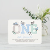 Invitation pour la fête du 1er anniversaire de jol (Debout devant)