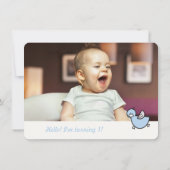 Invitation pour la fête du 1er anniversaire de jol (Dos)