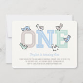 Invitation pour la fête du 1er anniversaire de jol (Devant)