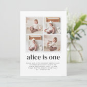 Invitation pour la fête du 1er anniversaire de la  (Debout devant)