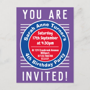 Invitation pour la fête du 4e anniversaire de l'en