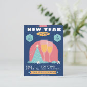 Invitation pour la fête du Nouvel An (Debout devant)