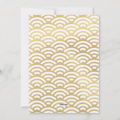 Invitation pour la fête du Nouvel An Sushi Roll Go (Dos)