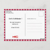 Invitation pour la fête du papa : Boîte de crabe é (Dos)