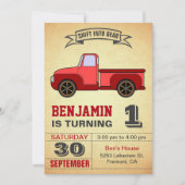 Invitation pour la fête du premier anniversaire av (Devant)