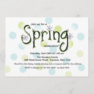 Invitation pour la fête du printemps