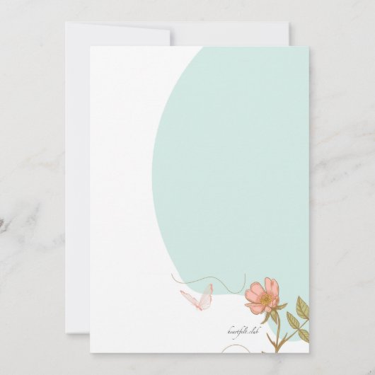 Invitation pour la Fête du Printemps (Dos)