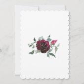 Invitation Pour la fête surprise des 80 ans (Dos)