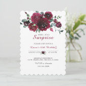Invitation Pour la fête surprise des 80 ans (Debout devant)