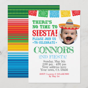 Invitation pour la Fiesta, Cinco de mayo avec phot